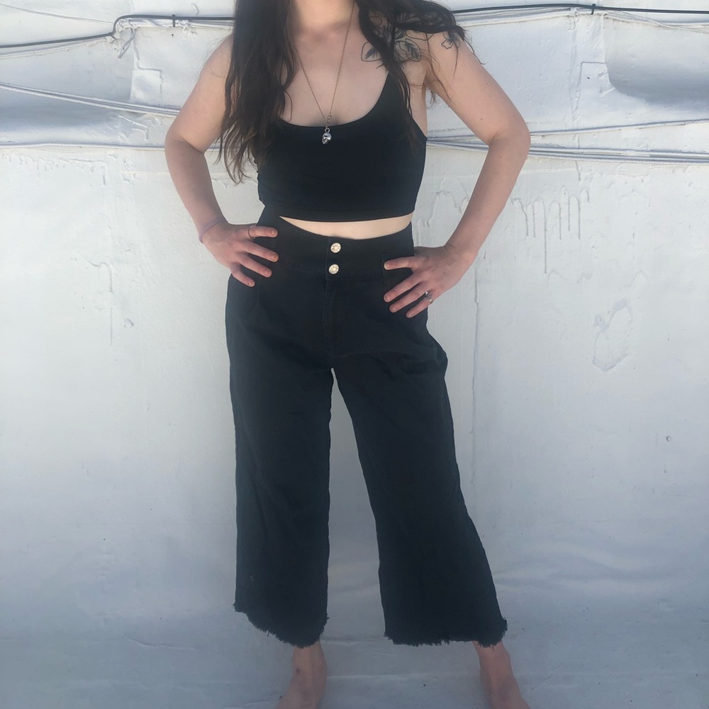 Black high waisted pants